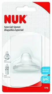 NUK First Choice Learner Cup TPE Replacement Free-Flow Spout 6mths 1 Pack