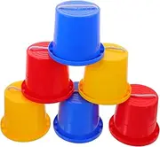 3 Pairs Jumping Stilts for Plastic Outdoor Walker for Balance Training Fun Sensory Play Buckets for Garden Playground Home Activities Safe Design Random Color
