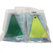 Big Al’s Fish Flash No Drag Flasher Trolling 6" Knock Out Green Chartreus Two