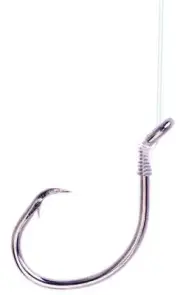 Eagle Claw 9222H-6/0 9222H Snelled Circle Sea Hooks Size 6/0 18" Leader