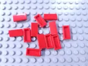 LEGO New Lot of 12 Red 1x2 Smooth Tile Pieces