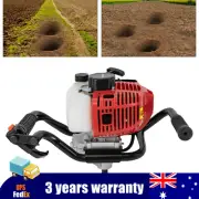 52cc 1.8kw Earth Auger Hole Digger Fence Posts Ground Gardens Planter Auger Tool