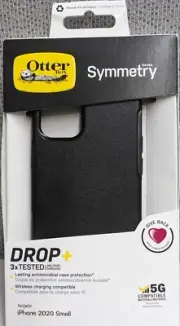 OtterBox Apple iPhone 12 Mini Symmetry Series Antimicrobial Case - Black -New