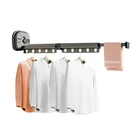 93.2cm Wall-Mounted Clothes Drying Rack Retractable Airer Foldable Hanger