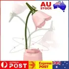 Cute Flower Bird Reading Lamp Touch Switch USB Charging for Home Decor (Pink) AU