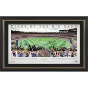 WEST COAST EAGLES 2018 AFL PREMIERS HAND SIGNED FRAMED PANORAMIC PRINT KENNEDY