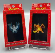 Metazoo x Pin Club Cryptid Nation Piasa Bird & Mothman Bundle Pin Promo Card New
