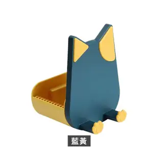 【上手家居】貓咪造型鍋蓋收納兼手機架
