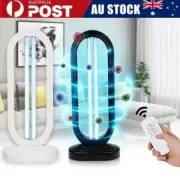 38W UVC UV Light Ozone Sterilize Germicidal Lamp Home Disinfection With Remote
