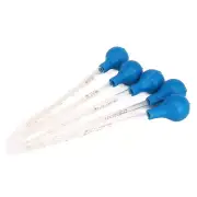 1ml 2ml 3ml 5ml 10ml Glass Graduated Pipette Rubber Bulb Dropper Dispensing