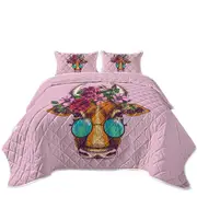 Hipster Cow Coverlet