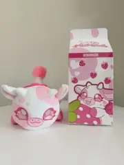 Aphmau MeeMeows 5" Strawberry Milk Cow Mini Plush (NEW)