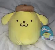 New Pompompurin Squishmallows Yellow Dog 8” Plush Hello Kitty And Friends Sanrio