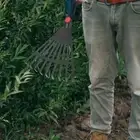 Comfortable Handle Garden Grass Leaf Rake Plastic Fallen Leaves Rake Yard