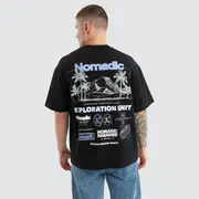 [Nomadic Paradise] Sponsor Street Tee Anthracite Black