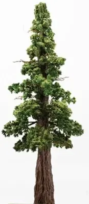 Dollhouse Miniature Handmade 17" Giant Sequoia Tree - 1/12 1/24 1:48 Scale