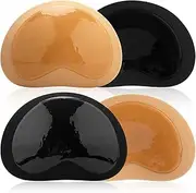 [KSang] Double-Sided Sticky Bra Inserts - Under Breast Self-Adhesive Pads for Swimsuit | Women's Push-up Silicone Bra Pads