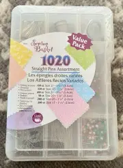 NEW Dritz Sewing Basket 1020 Straight Pins Assortment Value Pack 6537 (Sealed)