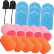 PLAFOPE Nail Grinding Head Replacement Sanding Caps Pcs Manicure Sanding Caps for Electric Nail Drill