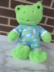 Build A Bear Green Spring Frog 16" Plush- Frog Sleeper -Tags New