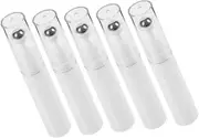 VICASKY 5Pcs Refillable Eye Cream Roller Bottles Portable Vacuum Containers with Applicator for Travel Office and Home Use for Moisturizing and Eye Massage