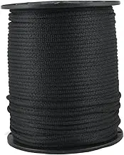 3/16 X 500 Ft Dacron Polyester Black Cord (#6)