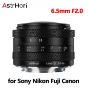 AstrHori 6.5mm F2 Manual Ultra Wide Angle Fisheye Lens for Sony Nikon Fuji Canon