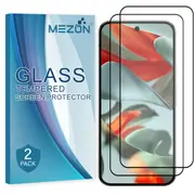 [2 Pack] Google Pixel 9 Pro Tempered Glass Full Coverage Crystal Clear Premium 3D Edge 9H HD Screen Protector by MEZON (Pixel 9 Pro, HD Full) – FREE EXPRESS
