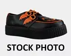 Strangecvlt Krypt Jack Trick or Treat Black Matte Shoes SIZE US 7