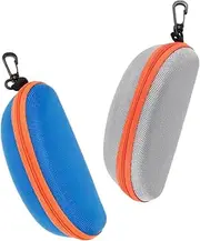 [WRITWAA] Eva Lined Sunglasses Case 2pcs Goggle Storage Box Versatile Eyewear Organizer for Travel Daily Use