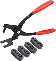 Exhaust Removal Pliers - Exhaust Brackets Rubber Hanger Support Removal Tool,Wrench Kit For Car Trucks, Vehicle Maintenance Supplies With 4 Holes Rubber