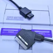 SNES SCART/RGB Cable, PackaPunch, CSYNC/TTL (Pass-through),New RetroGamingCables
