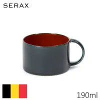 在飛比找momo購物網優惠-【SERAX】ALG/咖啡杯/深藍/內層鏽紅(比利時米其林餐