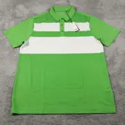 Sligo Golf Performance Polo Shirt Mens Size XL Green Brock NEW