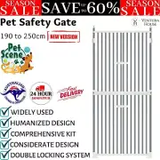 Pet Safety Gate Dog Cat Safe Guard Extra Tall Fence Safety Puppy Barrier Divider