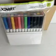 Xinart Pens For Cricut Maker 36pcs Markers Pens Set Waterbased Ink