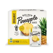 Golden Farms Pineapple Pouches Single Ingredient Healthy Snacks Pack of 12 10...