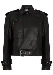 Khaite Hammond Leather Biker Jacket - Black - S (UK8-10 / S) S (UK8-10 / S)