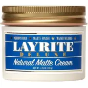 Layrite Natural Matte Cream Medium Hair Hold Soft Matte Styling Finish 120g