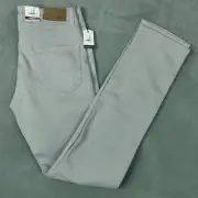 Johnnie-O Terry Pants Mens 30x34 Quarry Gray Golf 5 Pocket Stretch NWT $178 NEW