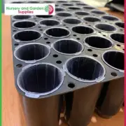 40 cell Propagation Tray & matching clear tubes - reusable tray/single use tube