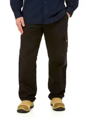 King Gee Work Cool 2 Rip Stop Pants Black