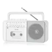 Rechargeable Cassette Tape Player Boombox with Bluetooth, Portable AM FM SW R...