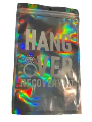 Hangover Recovery Kit Bags Bachelorette Party Holographic Resealable
