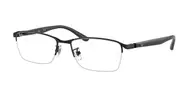 Ray-Ban RX6501D Asian Fit 2503 Men's Glasses Black Size 55 - Private Health Rebate - Blue Light Block Available