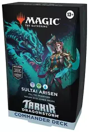 Magic the Gathering Tarkir Dragonstorm Commander Deck Sultai Arisen MTG TDC