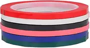 STOBOK 6 Rolls Thin Whiteboard Tape Colorful Graphic Art Chart Tape Insulation Electrical Marking Tape Adhesive Chart Line Tape