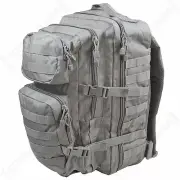 Urban Grey MOLLE Assault Pack - Large Size Rucksack Backpack Bag Military New