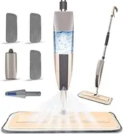 Microfiber Spray Mop for Floor Cleaning - Dry Wet Wood Floor Mop With 3 Washable Pads and Sprayer for Kitchen, Hardwood, Laminate, Ceramic Tiles