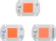 ALAGPNPMZH LED COB Full Spectrum Chip AC220V/110V Plant Grow Light 20W 30W 50W LED Floodlight Lamp Module 380-840nm 5pcs led(220V_20W)